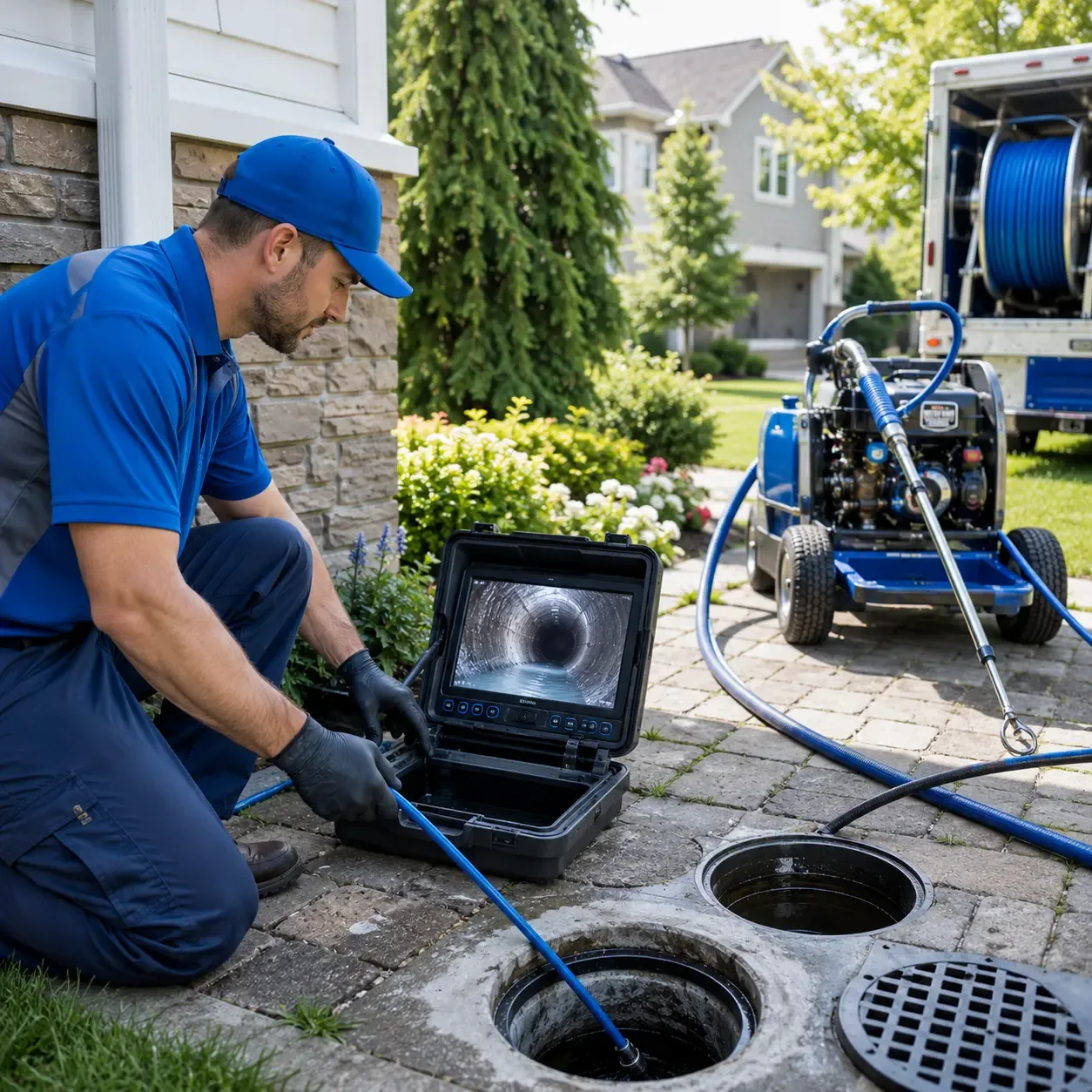 Outdoor drain cleaning professionals serving Flat Rock, IL